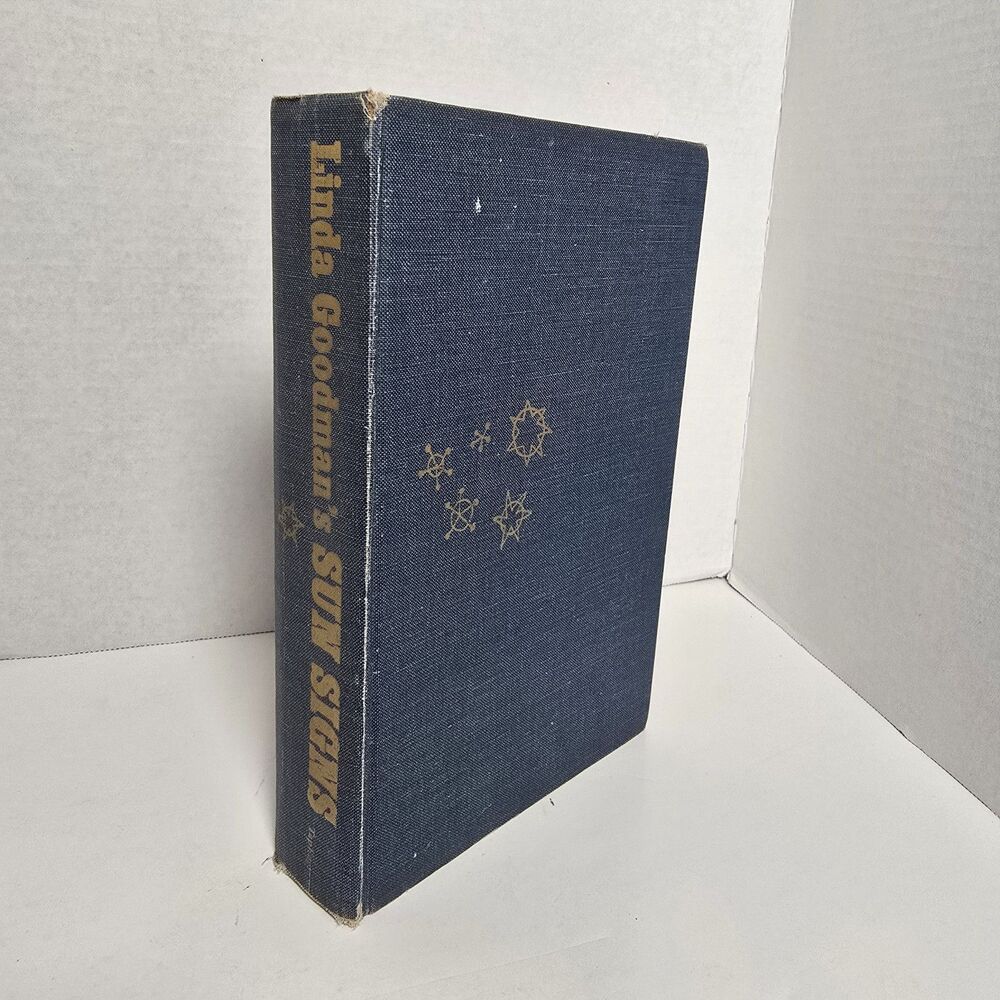Linda Goodman Goodman's Sun Signs 1968 Astrology HC 1st First Tenth Print VTG